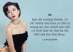 Lệ Quyên thấy khó tha thứ cho &#8220;kẻ thứ ba&#8221;; Hồ Ngọc Hà thà nói thẳng mặt chứ không bao giờ đá xéo