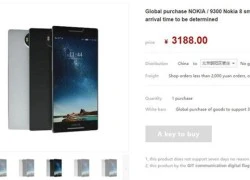 Nhà bán lẻ Trung Quốc nhận đặt trước Nokia 8 giá 465 USD