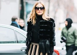 Olivia Palermo gợi ý cách mặc đẹp với váy xếp ly