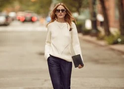 Phối quần âu sành điệu như Olivia Palermo