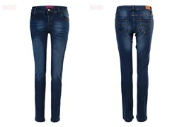 Quần jean dài nữ ECOJEANS viền túi 036M1 SID56970