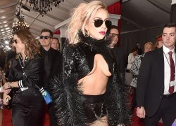 Lady Gaga, Rihanna mặc táo bạo trên thảm đỏ Grammy