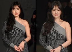 Song Hye Kyo khoe vai trần sexy tại tuần lễ thời trang London