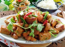 [Chế biến] - Tận dụng chả thừa sau Tết, làm món chả kho thịt