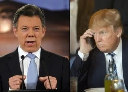 Trump điện đàm 25 phút với Tổng thống Colombia