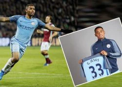 Vì sao Gabriel Jesus chọn áo số 33 ở Man City?