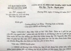 Vụ thôn tự ý giữ lại gạo cứu đói ở Hà Tĩnh: Đã cấp hết gạo cho dân