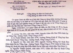 Vụ Trịnh Xuân Thanh: Khởi tố 5 bị can tội Tham ô tài sản tại PVC