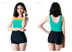 Bikini 1 mảnh quần short phối ngang CORAL OT012 SID58254