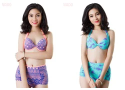 Bikini 2 mảnh họa tiết lá dừa CORAL BS015 SID58350