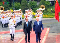 Chủ tịch nước Trần Đại Quang hội đàm với Tổng thống Israel