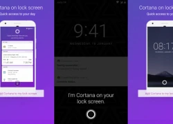 Đã có thể tương tác với Cortana trên Android ngay từ màn hình khóa