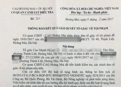 "Đủ cơ sở khởi tố vụ cháu bé 8 tuổi bị xâm hại ở Hà Nội"