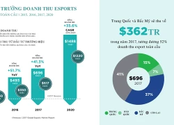 Esports sẽ &#8220;hút máu&#8221; gần 16,000 tỷ VNĐ trong năm 2017, Bắc Mỹ là nơi đi đầu