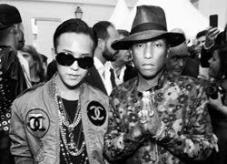 G-Dragon khoe ảnh được ông hoàng nhạc hip hop mỹ Pharrell Williams tặng quà