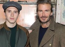 Gặp phải fan cuồng, bố con David Beckham vẫn vui vẻ đi "quẩy" đêm