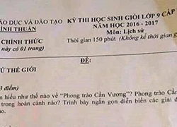 Giám đốc sở giáo dục xin lỗi vì nhầm lẫn trong đề thi học sinh giỏi