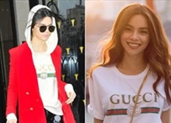 Hồ Ngọc Hà &#038; Kendall Jenner: Cùng áo thun Gucci giá &#8216;chát&#8217;, ai diện oách hơn?