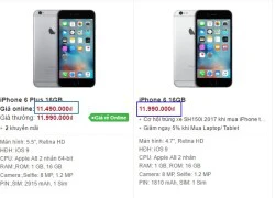 iPhone 6 Plus giá rẻ hơn iPhone 6 tại Việt Nam