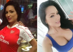 Jeinny Lizarazo - nữ phóng viên bốc lửa yêu Arsenal, Real