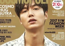 Lee Min Ho lịch lãm trên trang bìa tạp chí