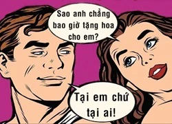 Lý do chồng không tặng hoa cho vợ