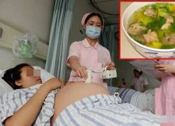 Mang thai con gái nên cả nhà chồng không ai đoái hoài, con dâu tự hầm canh đu đủ ăn