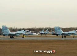 Phi đội tiêm kích đa năng Su-30SM mới tinh chuẩn bị đáp xuống sân bay Nội Bài?