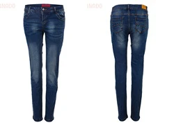 Quần jeans dài nữ ECO JEAN cá tính 018A SID58933