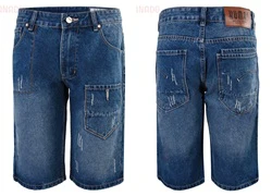 Quần short jeans phối túi KUMAS B10018 SID58983