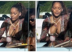 Rihanna diện váy táo bạo khoe trọn vẻ &#8216;phồn thực&#8217;