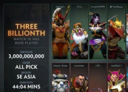 Thiết lập kỷ lục mới, DOTA 2 vượt qua cột mốc 3 tỷ trận đấu