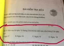 Bài toán suy luận lớp 1 gây tranh cãi