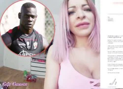 Balotelli bị siêu mẫu bốc lửa bóc mẽ trên Instagram