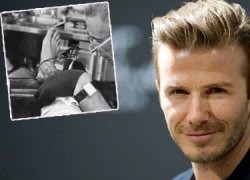 Beckham khoe hình xăm mới ở ống chân