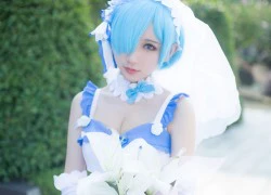 Cosplay: chiêm ngưỡng bộ ảnh cô nàng Rem trong trang phục váy cưới