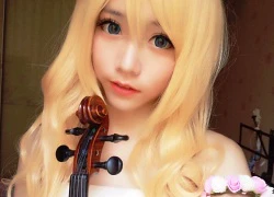 Cosplay nữ sinh Kaori Miyazono tuyệt đẹp trong Lời Nói Dối Tháng Tư