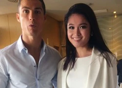 CR7 ôm eo &#8220;tình tứ&#8221; Á hậu Việt Nam 2016 khiến fans &#8220;phát hờn&#8221;