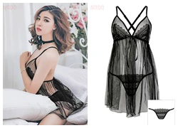 Đầm ngủ Tiara + quần lót SEXY FOREVER DN025 SID59899