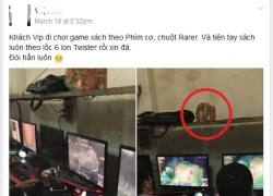 Đắng lòng thanh niên xách bàn phím cơ, chuột razer vào quán net nhưng lại... xin thêm đá uống nước ngọt mang theo