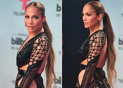 Jennifer Lopez hở bạo trên thảm đỏ lễ trao giải âm nhạc