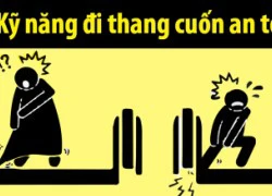 Kỹ năng đi thang cuốn: Những vị trí dễ bị kẹt cần lưu ý