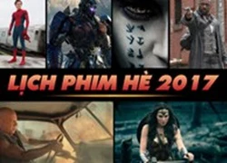 Lịch phim bom tấn mùa hè 2017