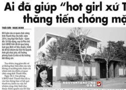 Loại khỏi bộ máy những kẻ đã nâng đỡ 'hot girl' xứ Thanh