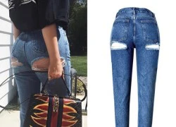 Những mốt quần jeans hở vòng ba, rách tả tơi gây bão thời trang