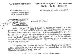 Phó thủ tướng chỉ đạo làm rõ thông tin "cả nhà làm quan" ở Hải Dương