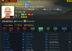 Robben mùa Loyal Player trong FIFA Online 3: Diễn viên có đôi chân pha lê