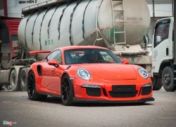 Siêu xe Porsche 911 GT3 RS độc nhất Việt Nam xuống phố