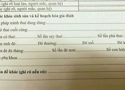 Tạm dừng phát phiếu hỏi học sinh cấp một số lần phá thai