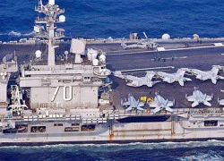 Tàu sân bay Mỹ Carl Vinson tiến vào vùng biển gần Triều Tiên